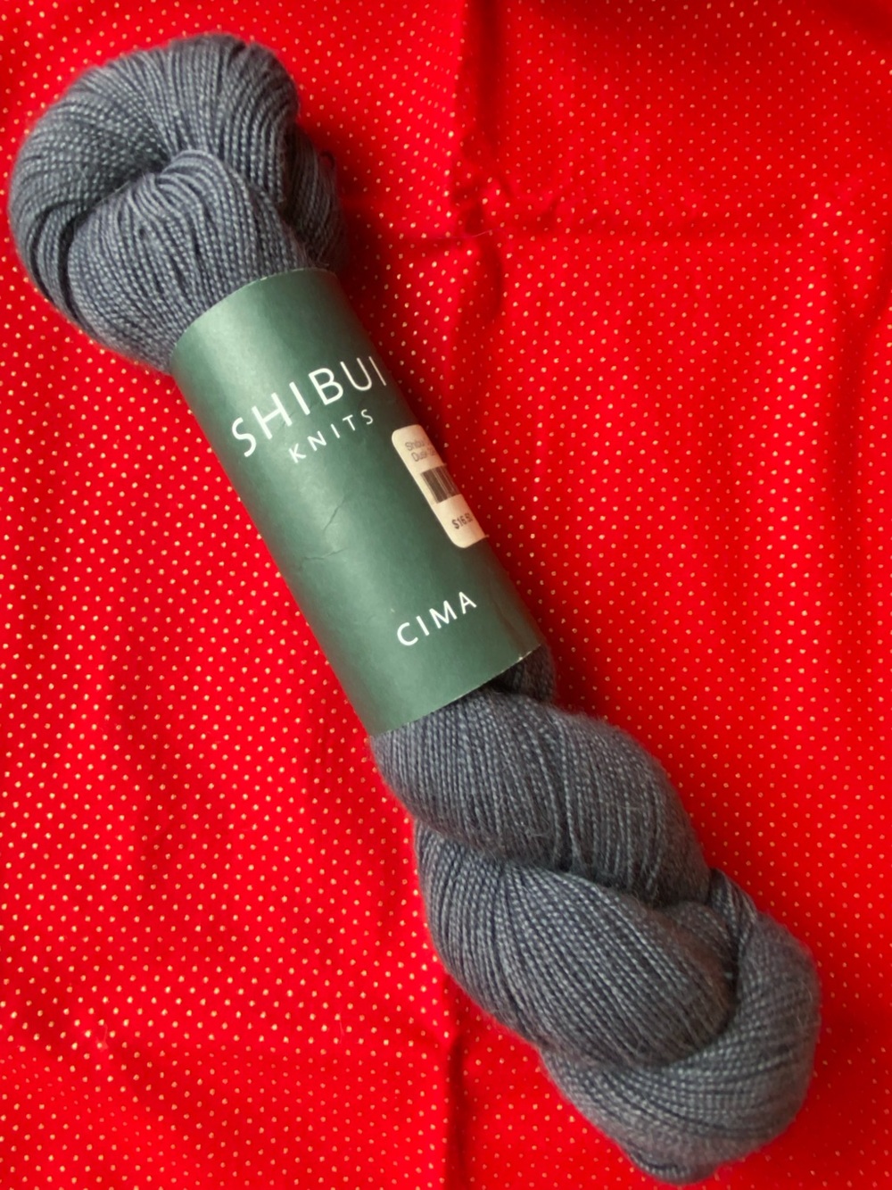 Shibui Knits “Cima” yarn. Baby Alpaca & Fine Merino, Lace wt. Made in Peru